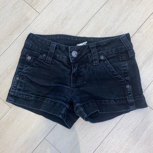 True religion denim shorts